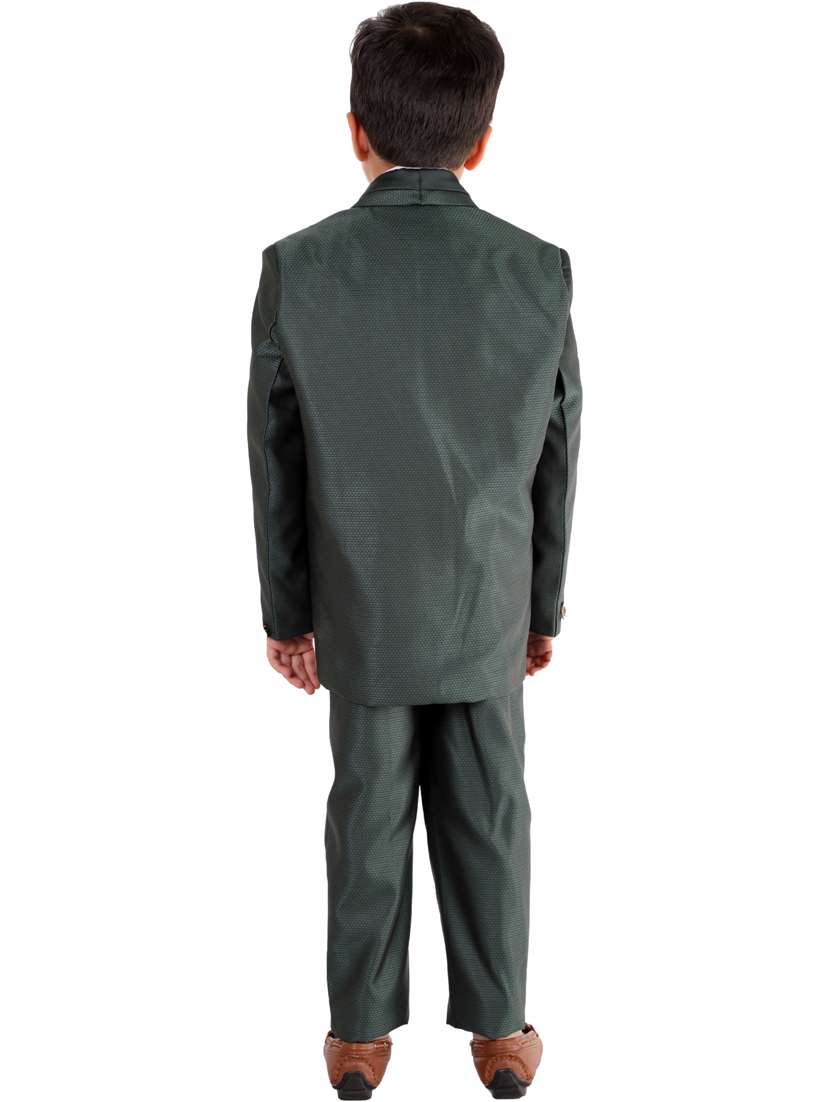 boys solid long sleeve three-piece suit set - 21964550 -  Standard Image - 1