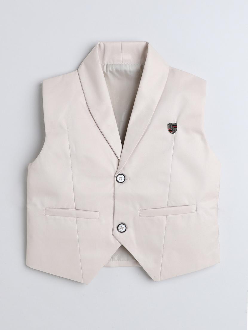boys shirt and trouser with waistcoat and bow tie - 21964680 -  Standard Image - 1