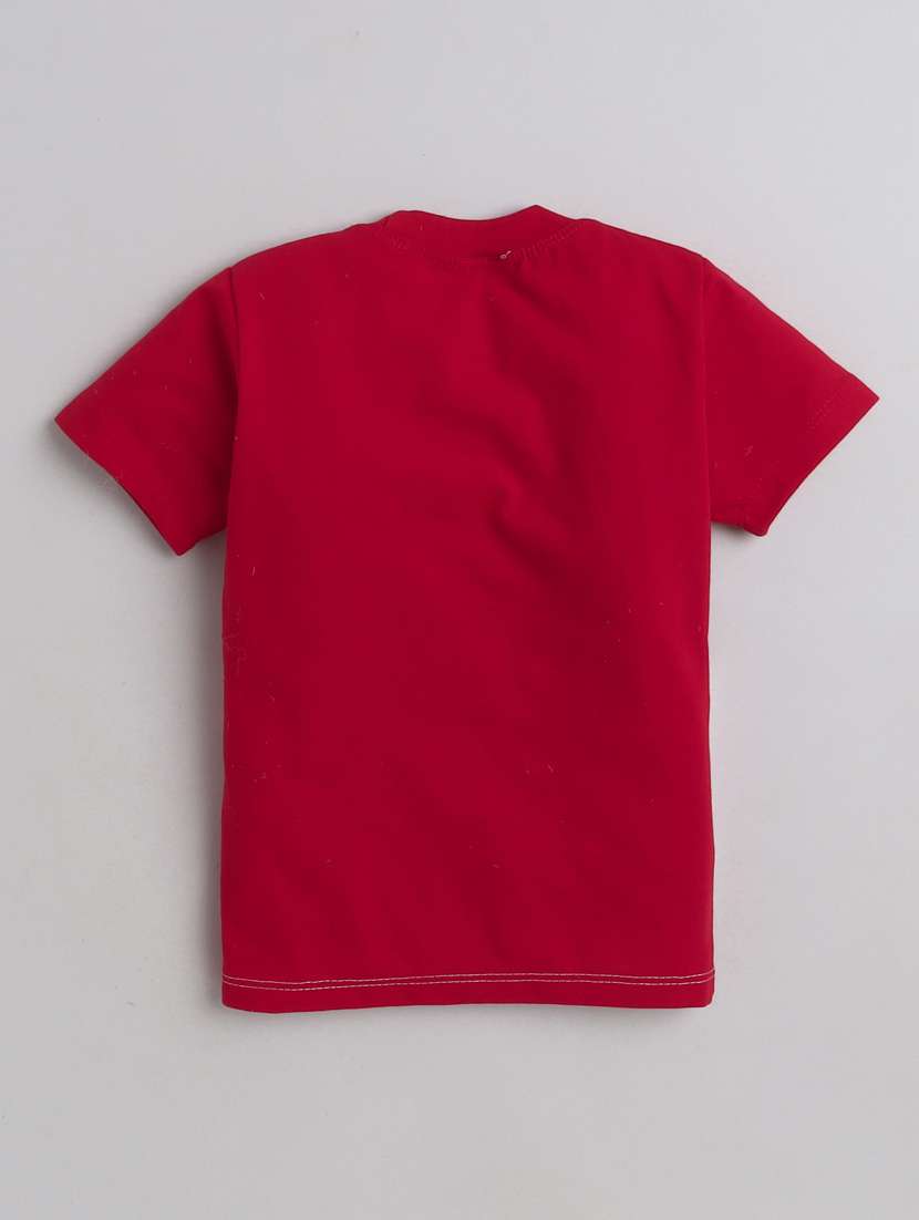 boys printed t-shirt & shorts casual wear set - 21964749 -  Standard Image - 1