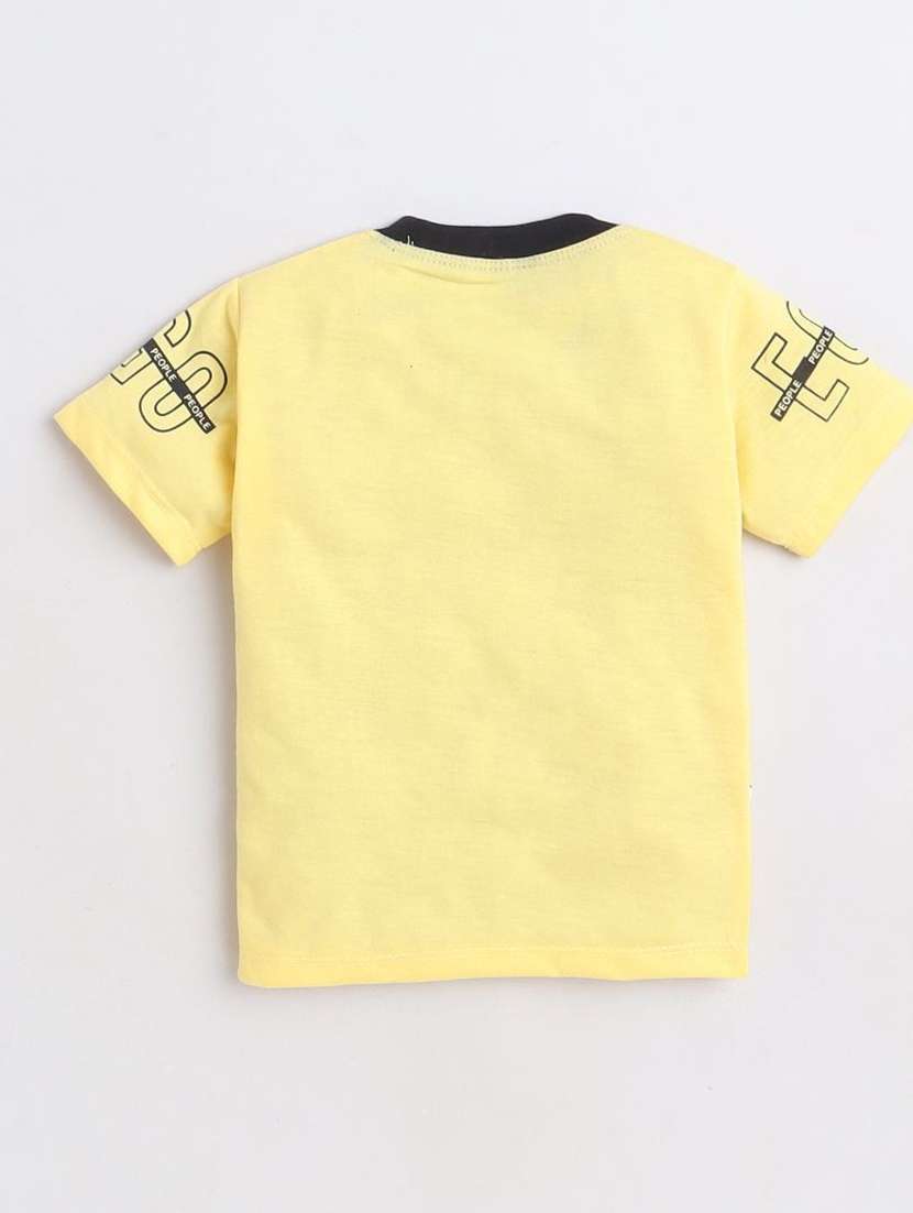 boys printed t-shirt & shorts casual wear set - 21964766 -  Standard Image - 1