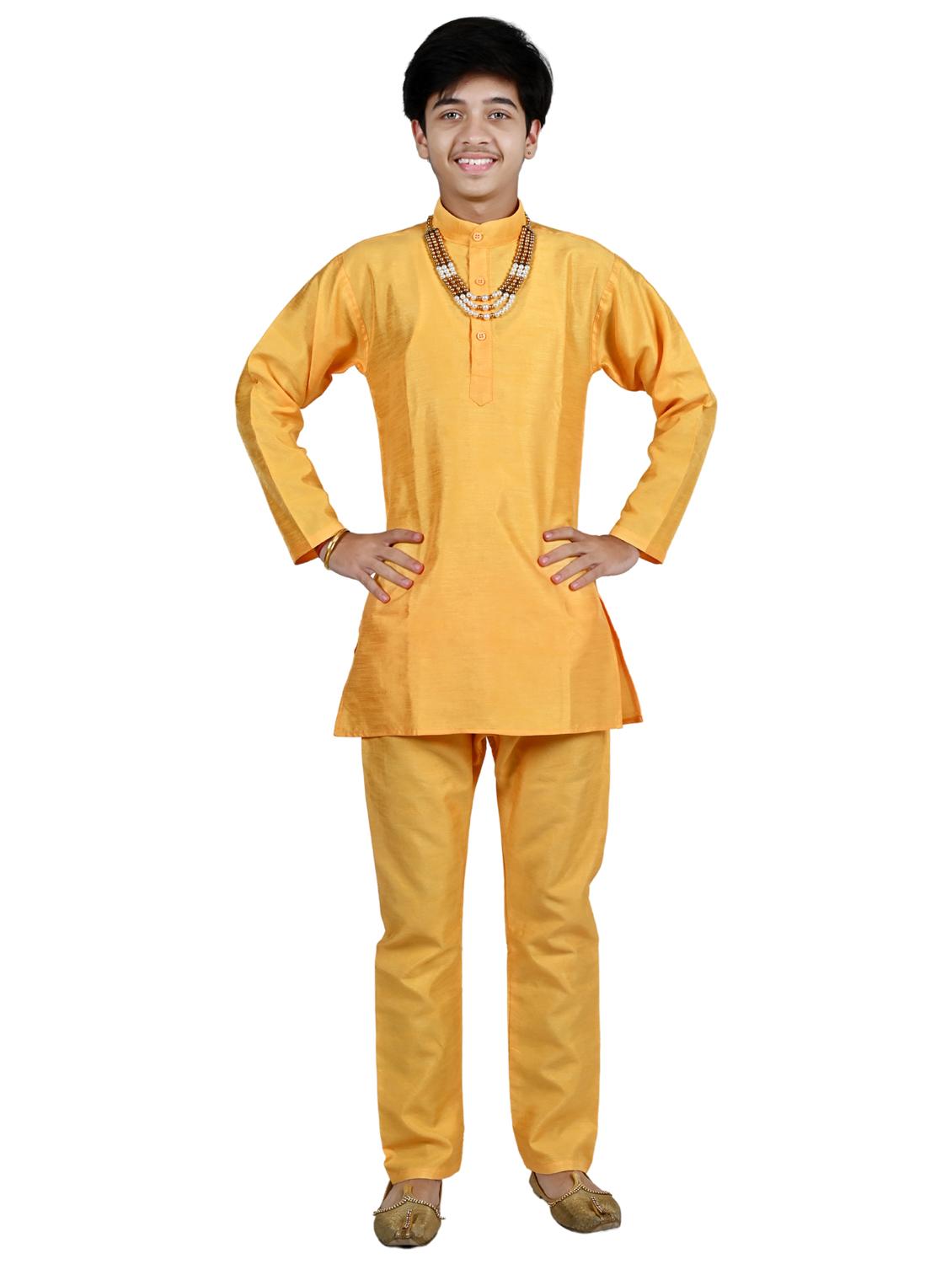 boys floral print sherwani with pant set - 21964782 -  Standard Image - 1