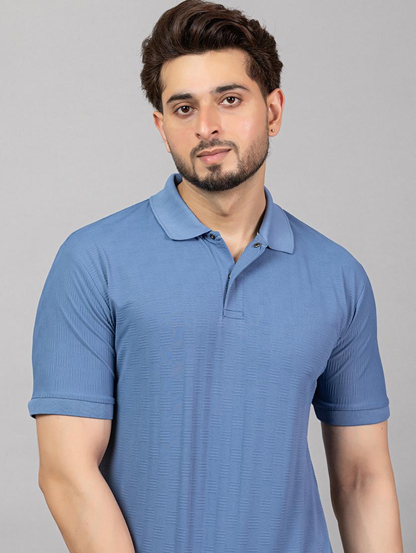 men self design short sleeve regular fit polo t-shirt - 21964797 -  Standard Image - 1