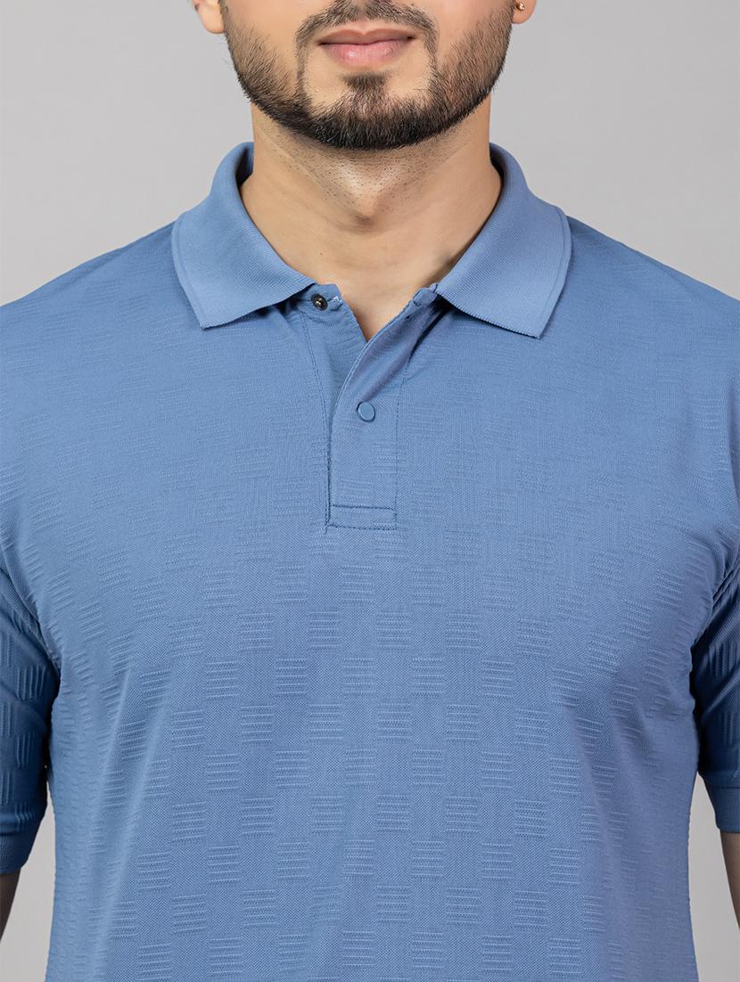 men self design short sleeve regular fit polo t-shirt - 21964797 - Standard Image - 4