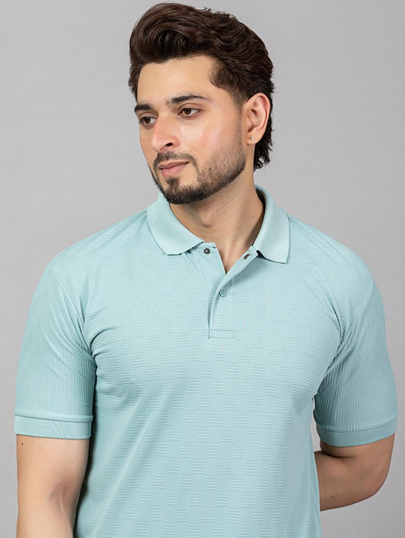 men self design short sleeve regular fit polo t-shirt - 21964799 -  Standard Image - 1