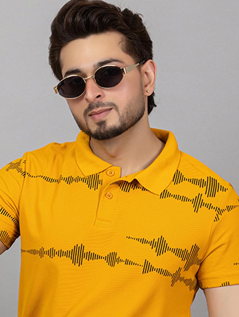 men printed short sleeve slim fit casual shirt - 21964804 -  Standard Image - 1