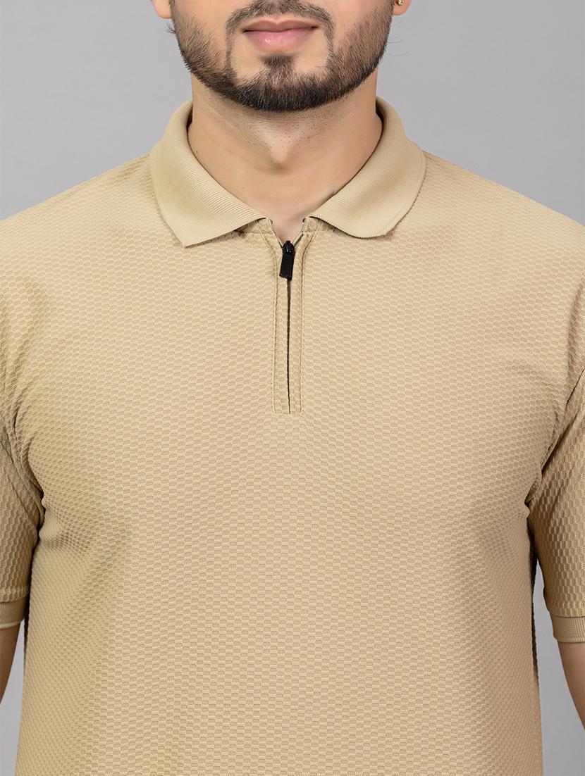 men self design short sleeve slim fit polo t-shirt - 21964813 - Standard Image - 4
