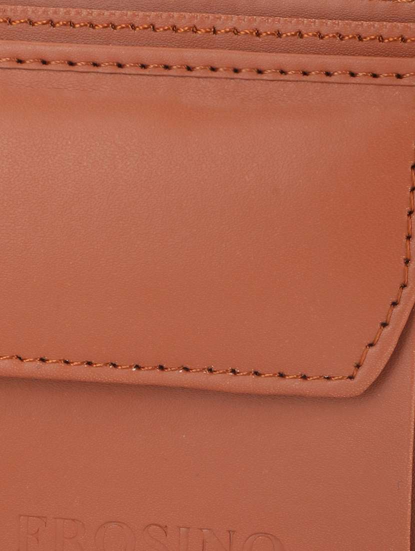 men navy blue textured bi-fold wallet - 21964824 -  Standard Image - 4