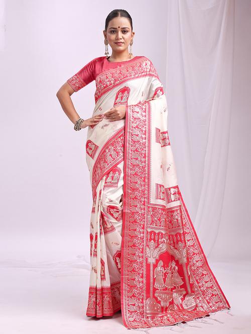women self design banarasi saree with blouse - 21964871 -  Standard Image - 0