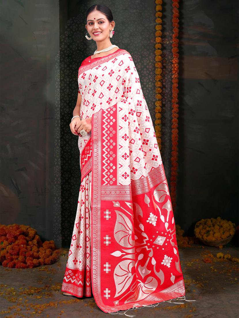women self design bordered saree with blouse - 21964875 -  Standard Image - 1