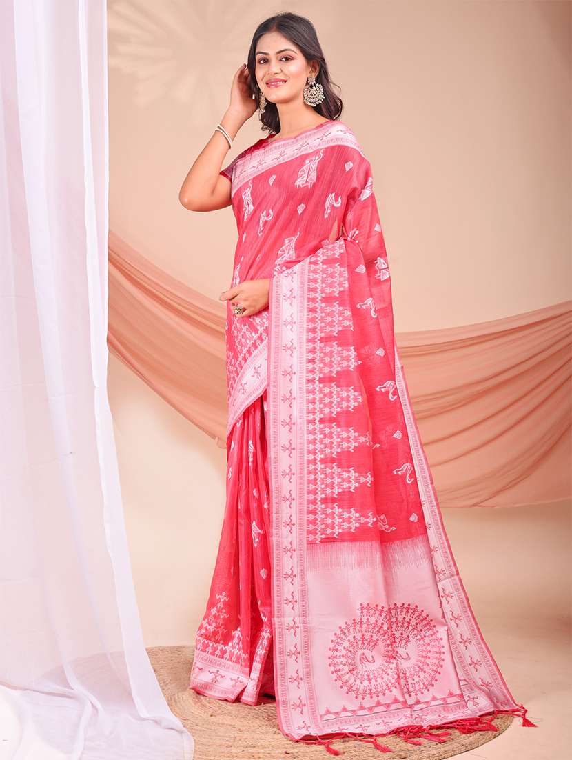 women warli bordered saree with blouse - 21964904 -  Standard Image - 1