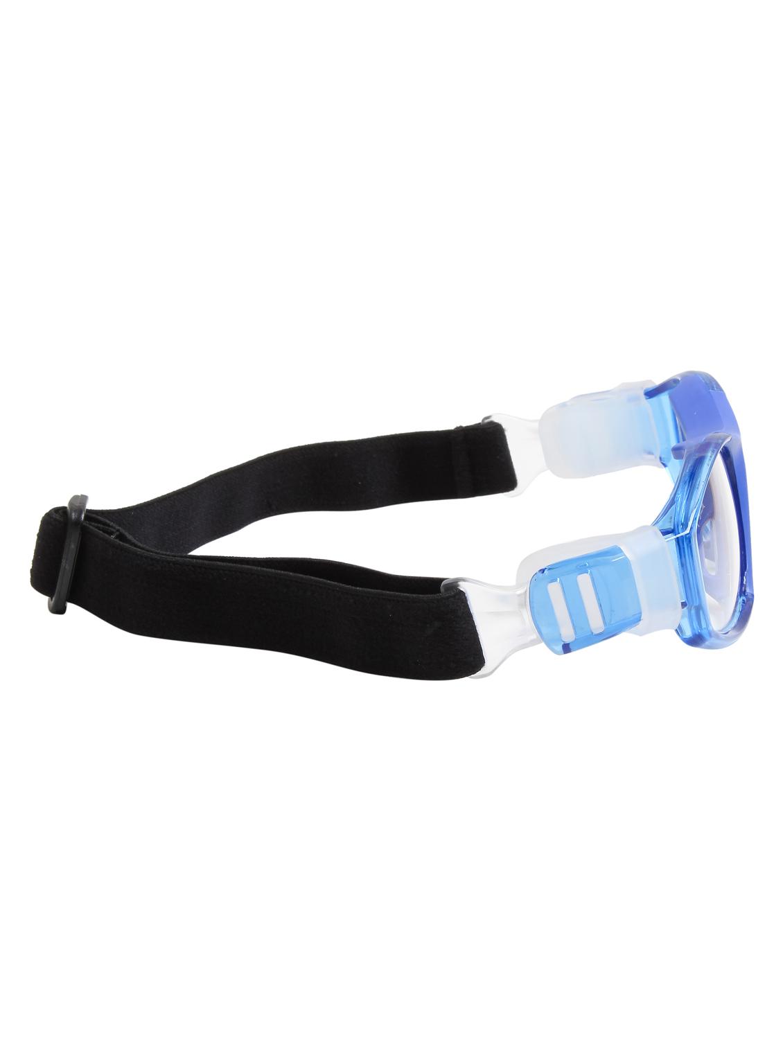 unisex blue rectangular sports sunglasses - 21964962 - Standard Image - 4