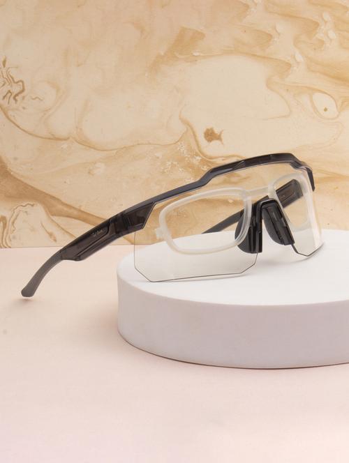 unisex grey sports shooting glasses with photochromic lens - 21964965 - Standard Image - 0