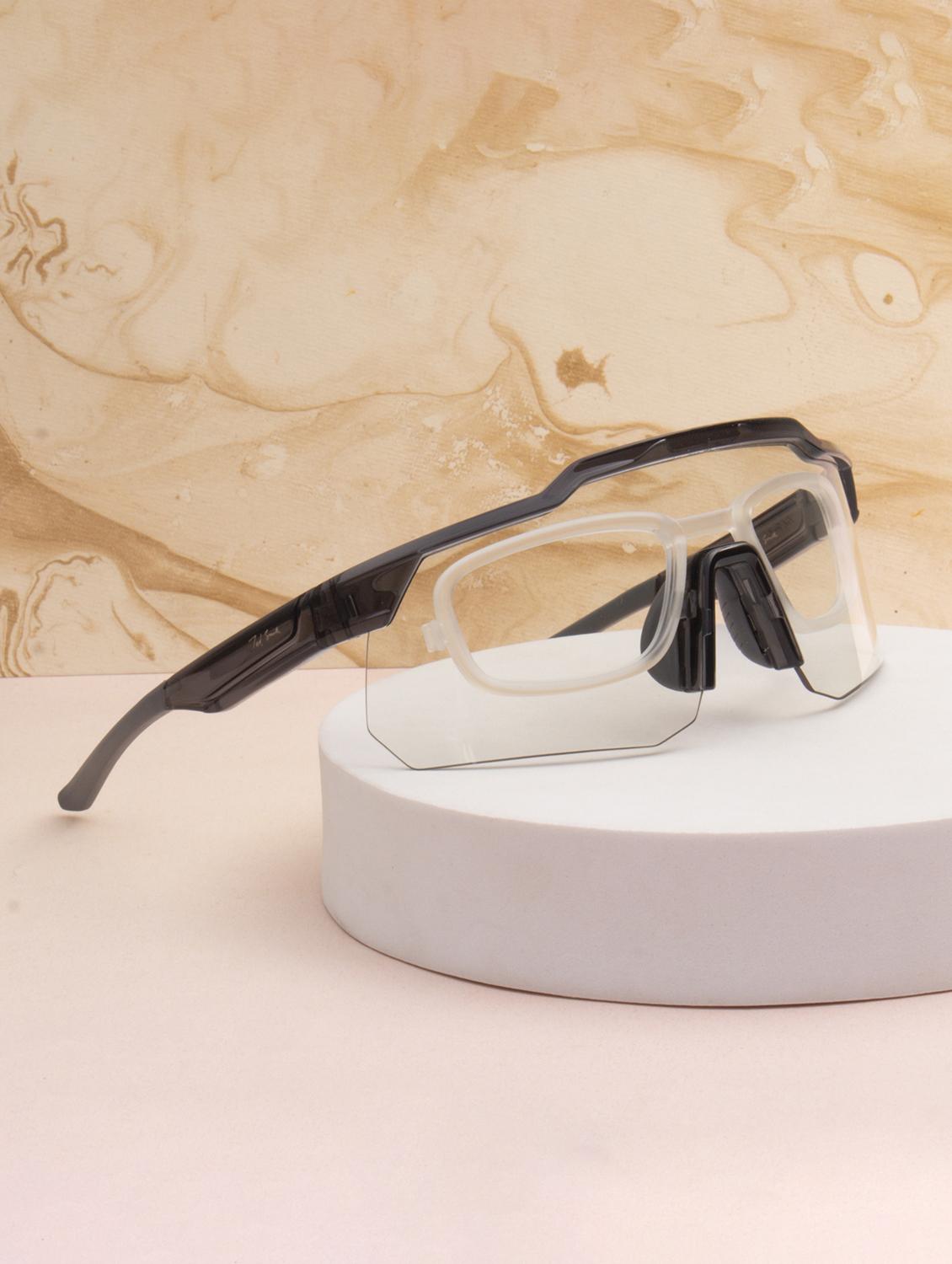 unisex grey sports shooting glasses with photochromic lens - 21964965 - Zoom Image - 0