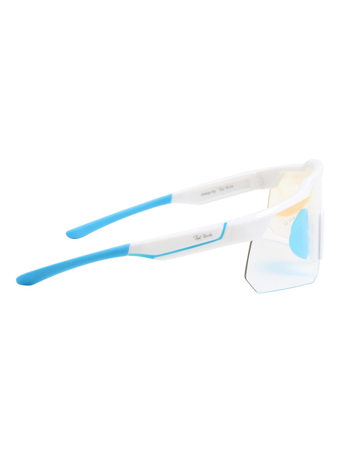 unisex white-orange sports shooting glasses - 21964966 - Standard Image - 4