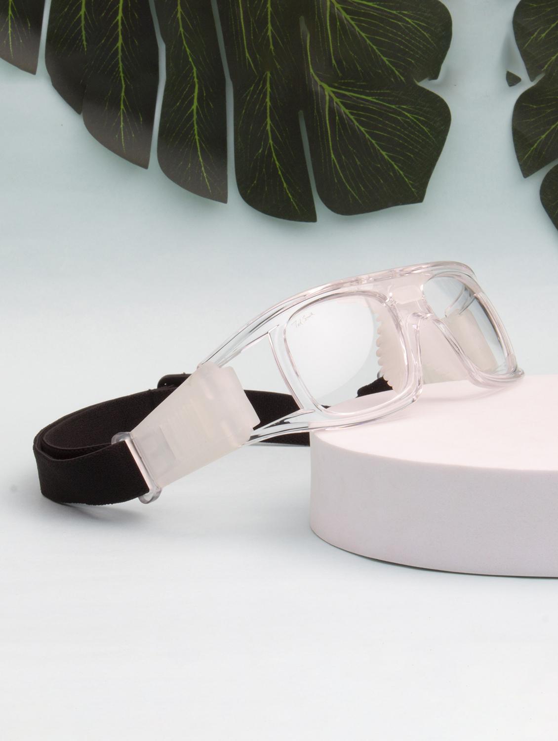 unisex transparent wrap around sports sunglasses - 21964968 - Zoom Image - 0
