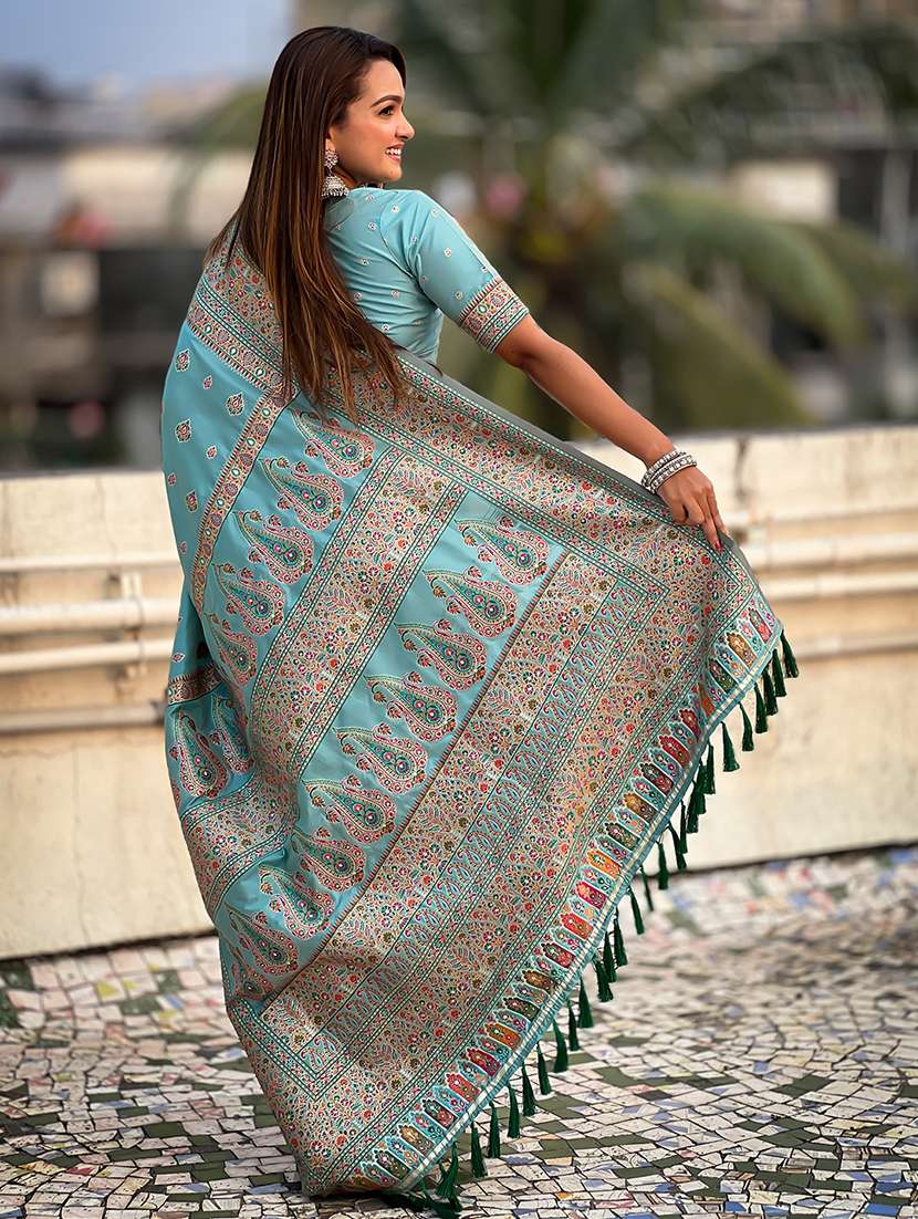 women self design banarasi saree with blouse - 21965068 -  Standard Image - 1