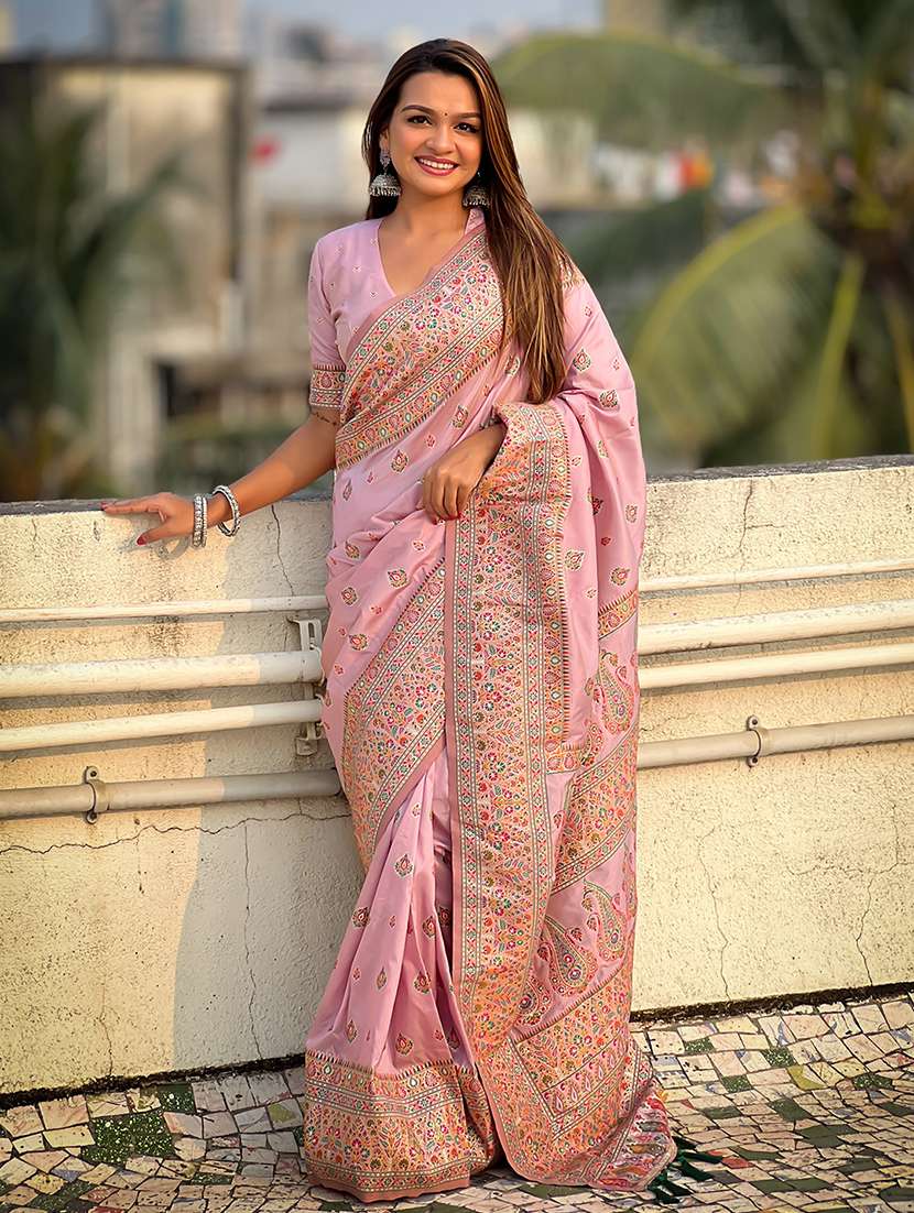 women self design banarasi saree with blouse - 21965069 -  Standard Image - 1