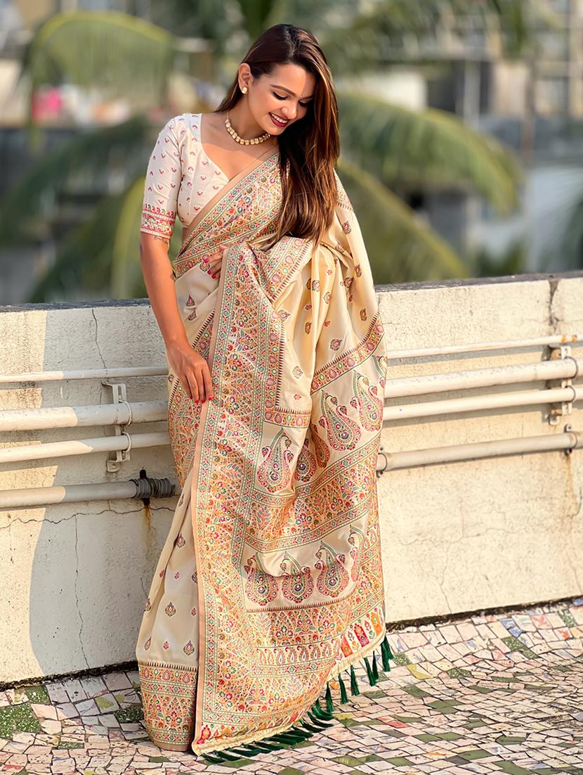 women self design banarasi saree with blouse - 21965072 - Standard Image - 1