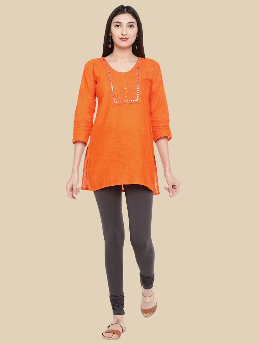 women solid mid rise full length legging - 21965131 - Standard Image - 4
