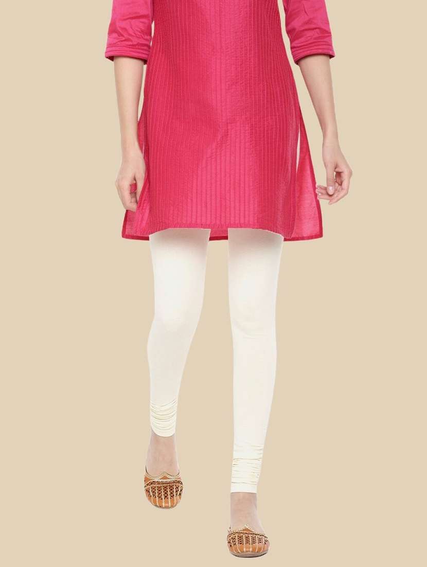 women solid mid rise full length legging - 21965135 - Zoom Image - 0