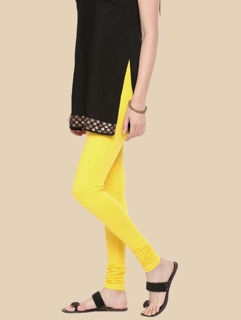 women solid mid rise full length legging - 21965137 -  Standard Image - 1