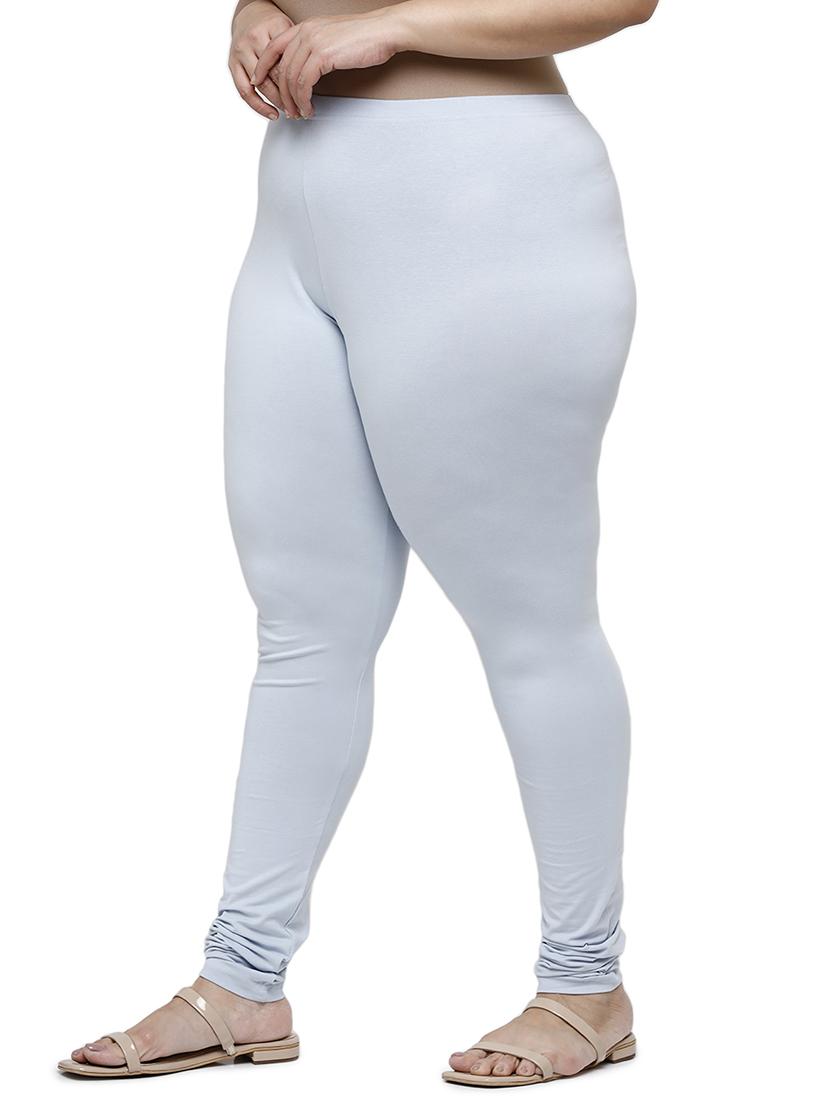 women solid mid rise full length legging - 21965144 -  Standard Image - 1