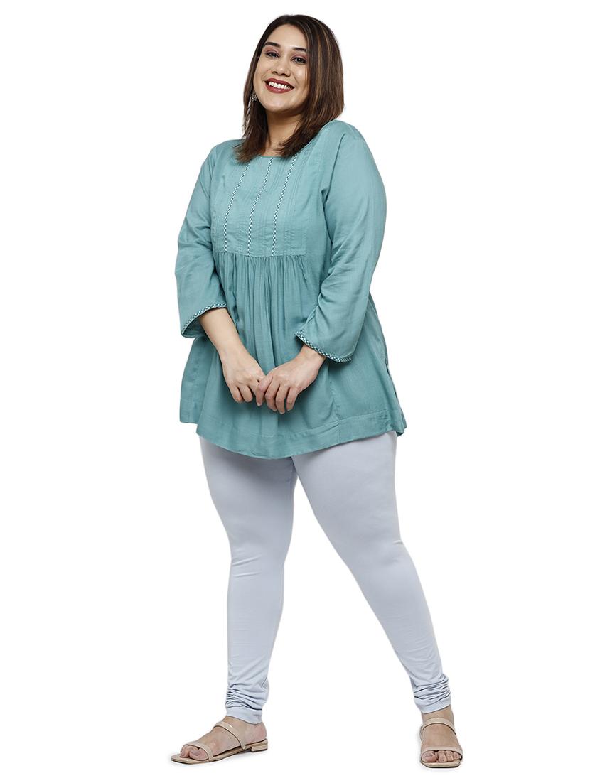 women solid mid rise full length legging - 21965144 - Standard Image - 4