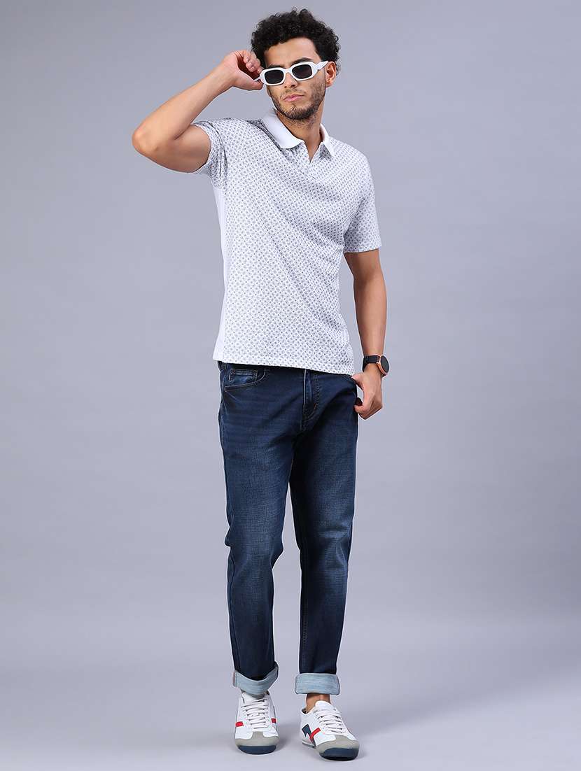 men washed mid rise full length jeans - 21965230 -  Standard Image - 4