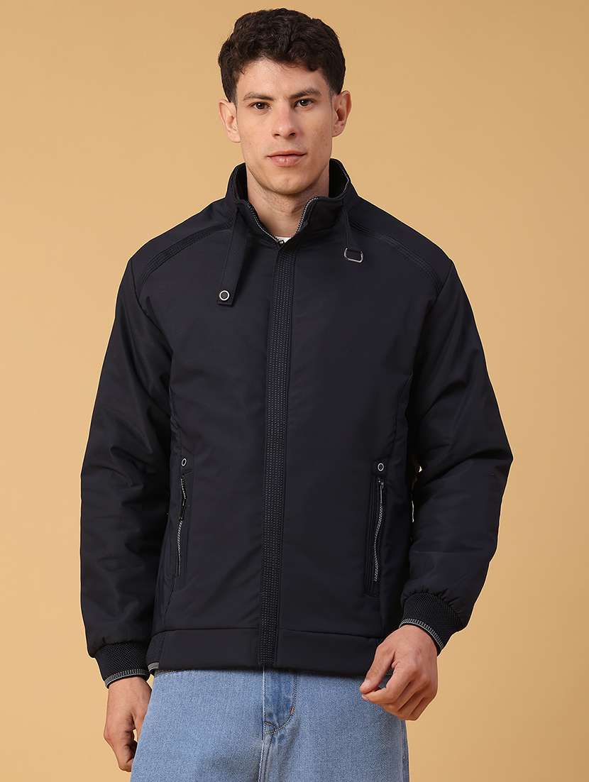 men solid long sleeve quilted jacket - 21965435 -  Standard Image - 1