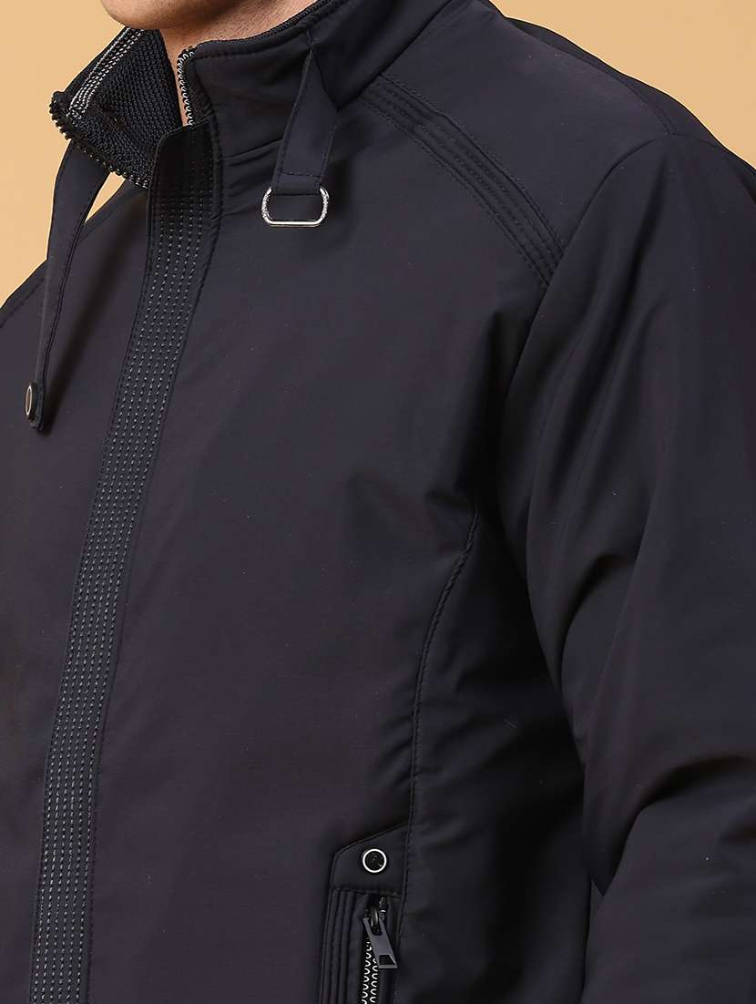 men solid long sleeve quilted jacket - 21965435 -  Standard Image - 4