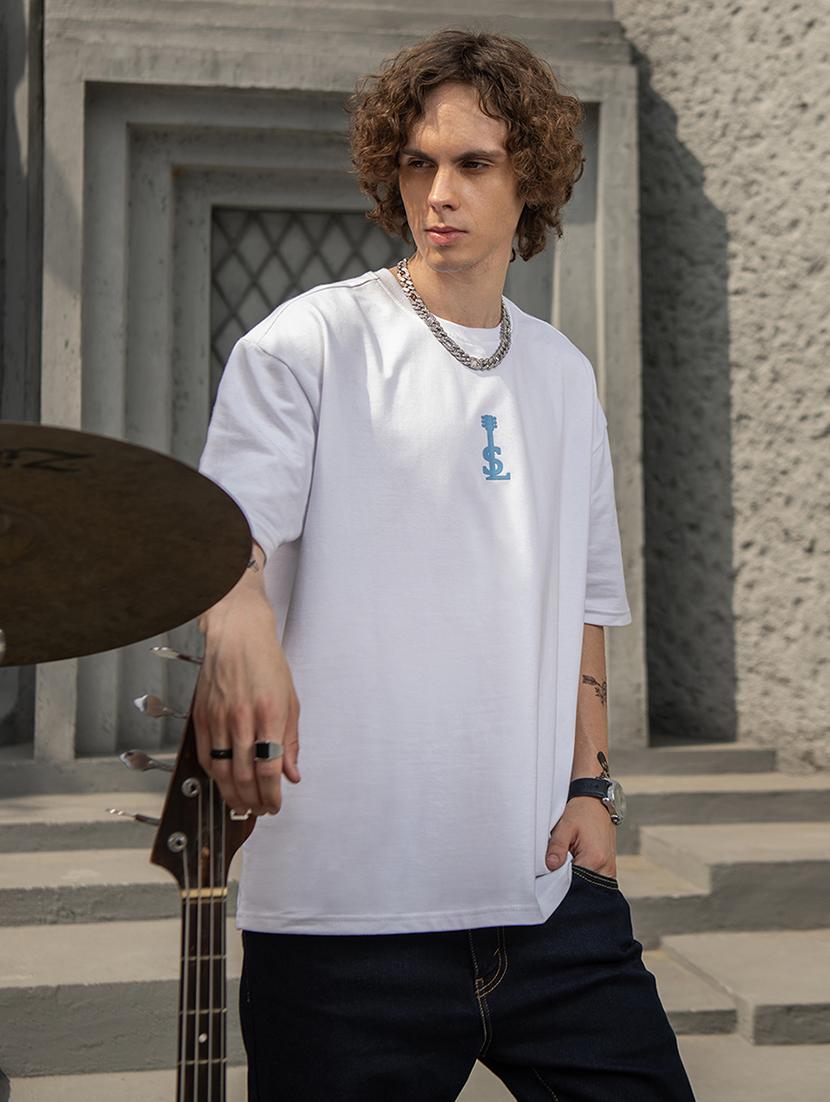 men back print short sleeve loose fit t-shirt - 21965680 - Standard Image - 1