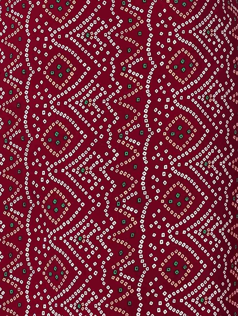 women printed three quarter sleeve straight kurta - 21965903 -  Standard Image - 4