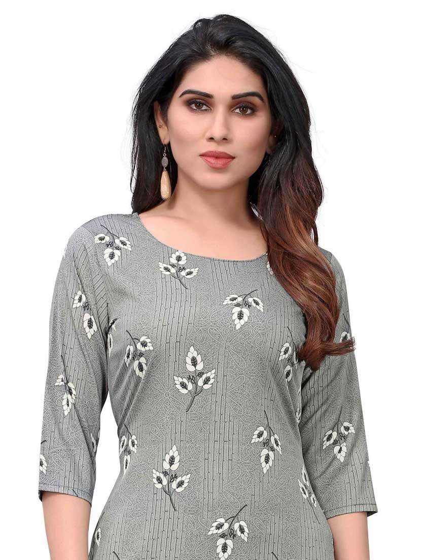 women printed three quarter sleeve straight kurta - 21965907 -  Standard Image - 4