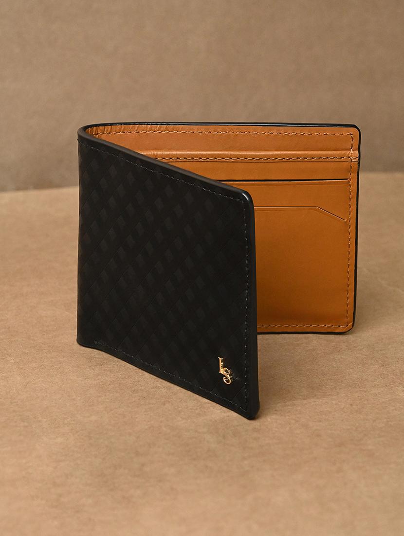 men black checkered leather wallet - 21966109 -  Standard Image - 1