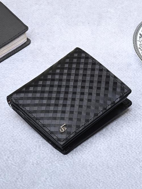 men black textured leather wallet - 21966126 - Standard Image - 0