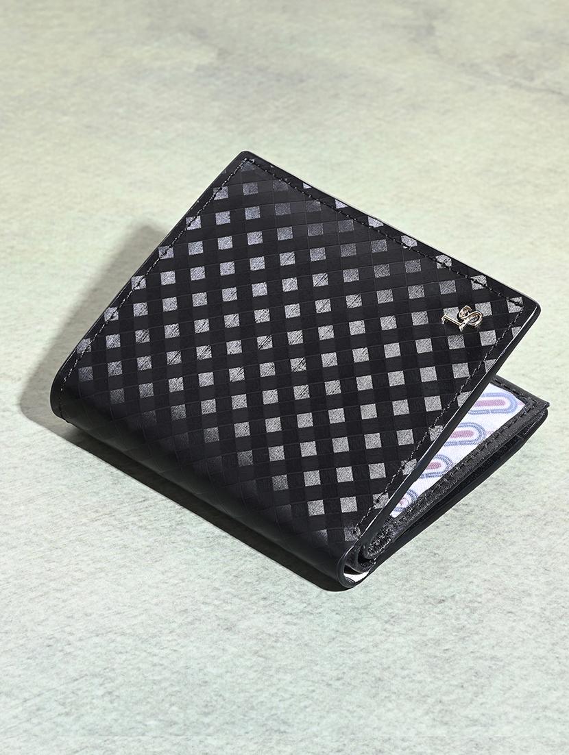 men black textured leather wallet - 21966126 - Standard Image - 1
