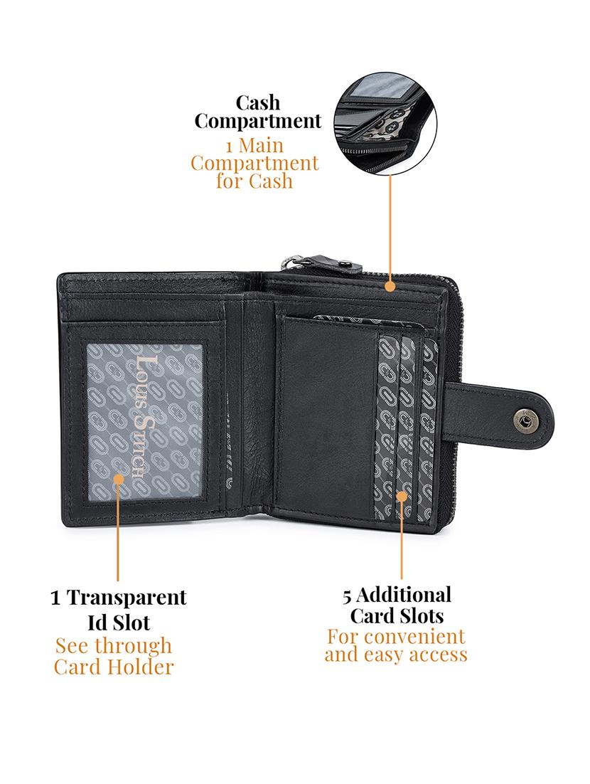 men black textured leather wallet - 21966128 - Standard Image - 4