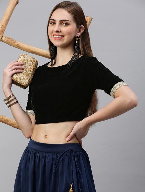 women solid short sleeve stitched blouse - 21966139 - Standard Image - 0