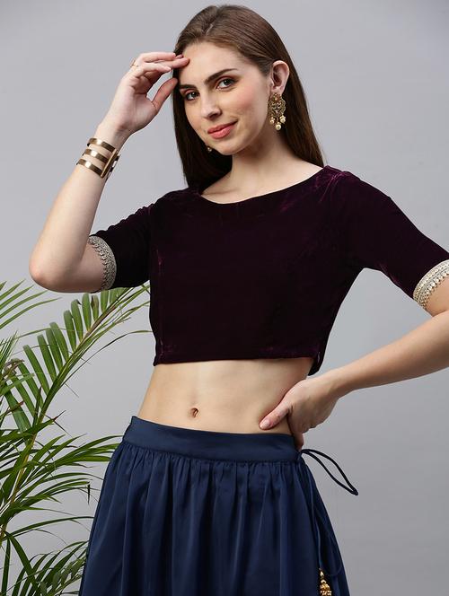 women solid short sleeve stitched blouse - 21966140 -  Standard Image - 0