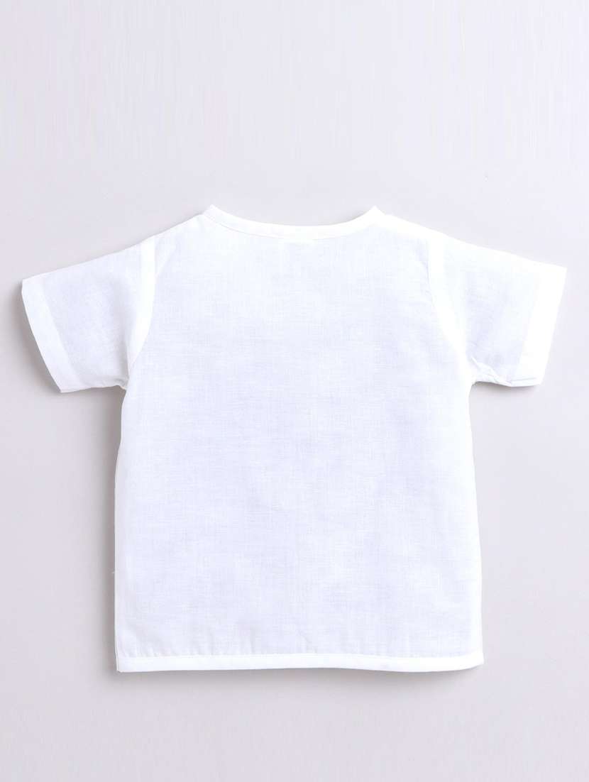 boys pack of 3 solid short sleeve vest - 21966157 -  Standard Image - 4