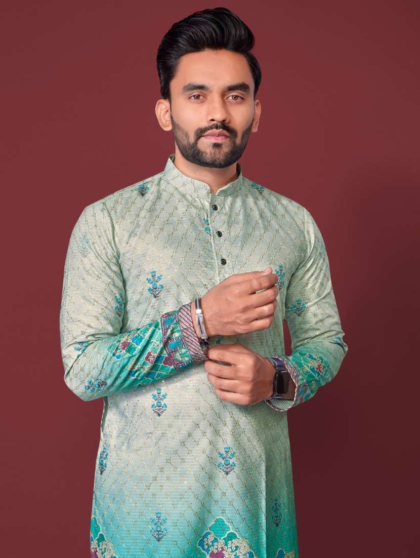 multi colored rayon long  kurta - 21966161 -  Standard Image - 4