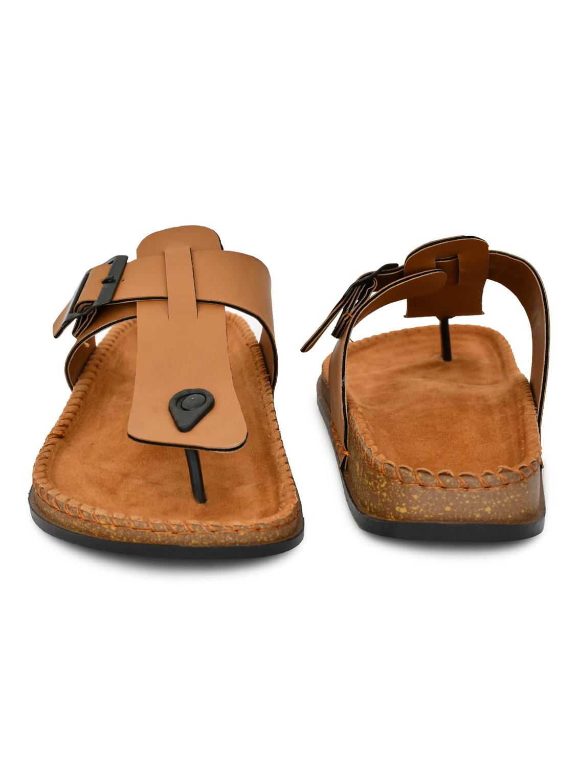 men solid toe separator sandal - 21966212 - Standard Image - 4