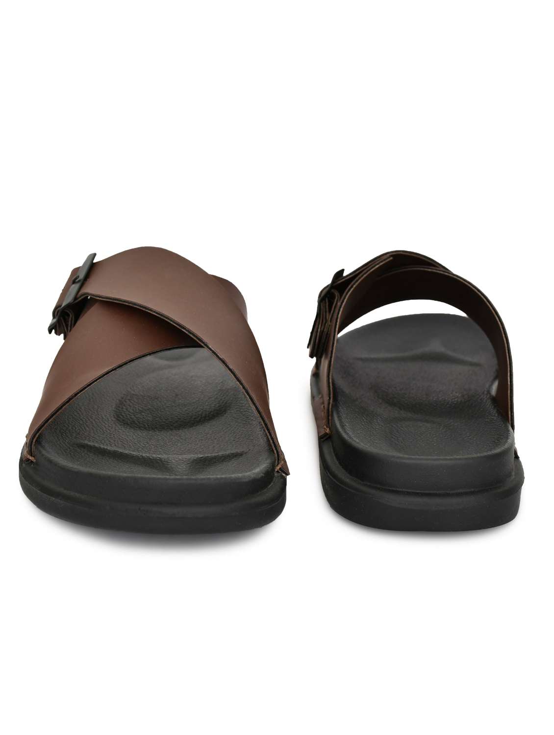 men solid slip on sandal - 21966217 -  Standard Image - 4
