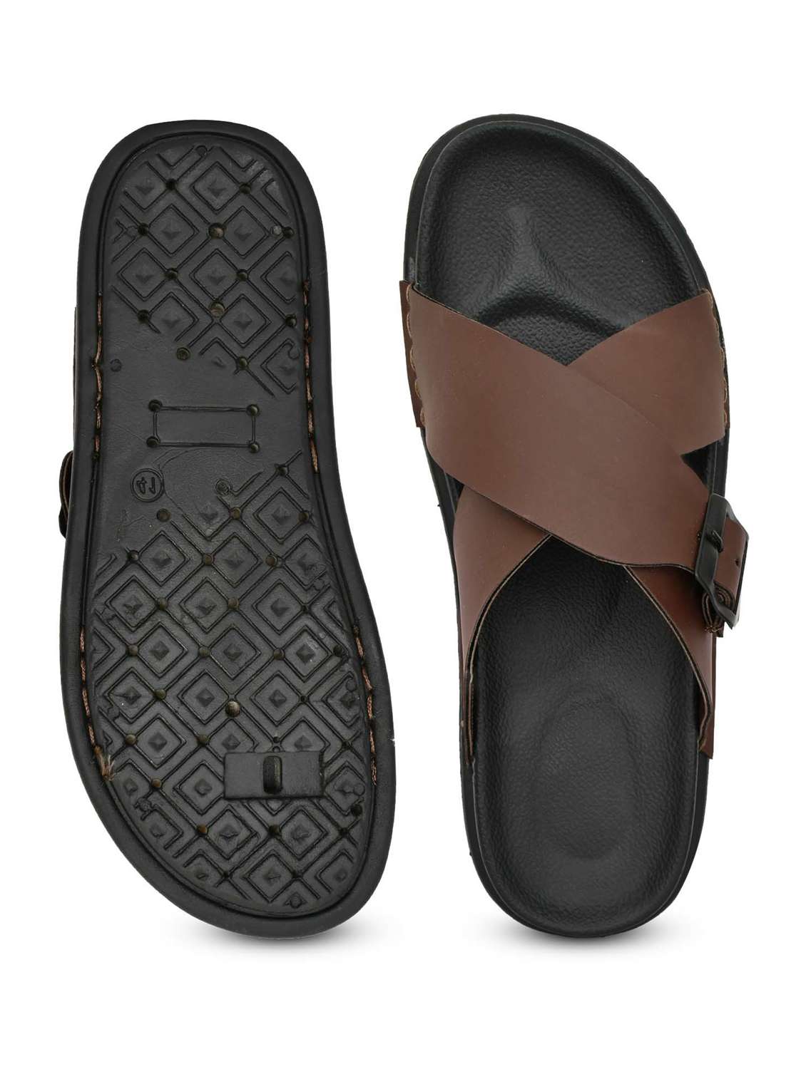 Men Solid Slip On Sandal