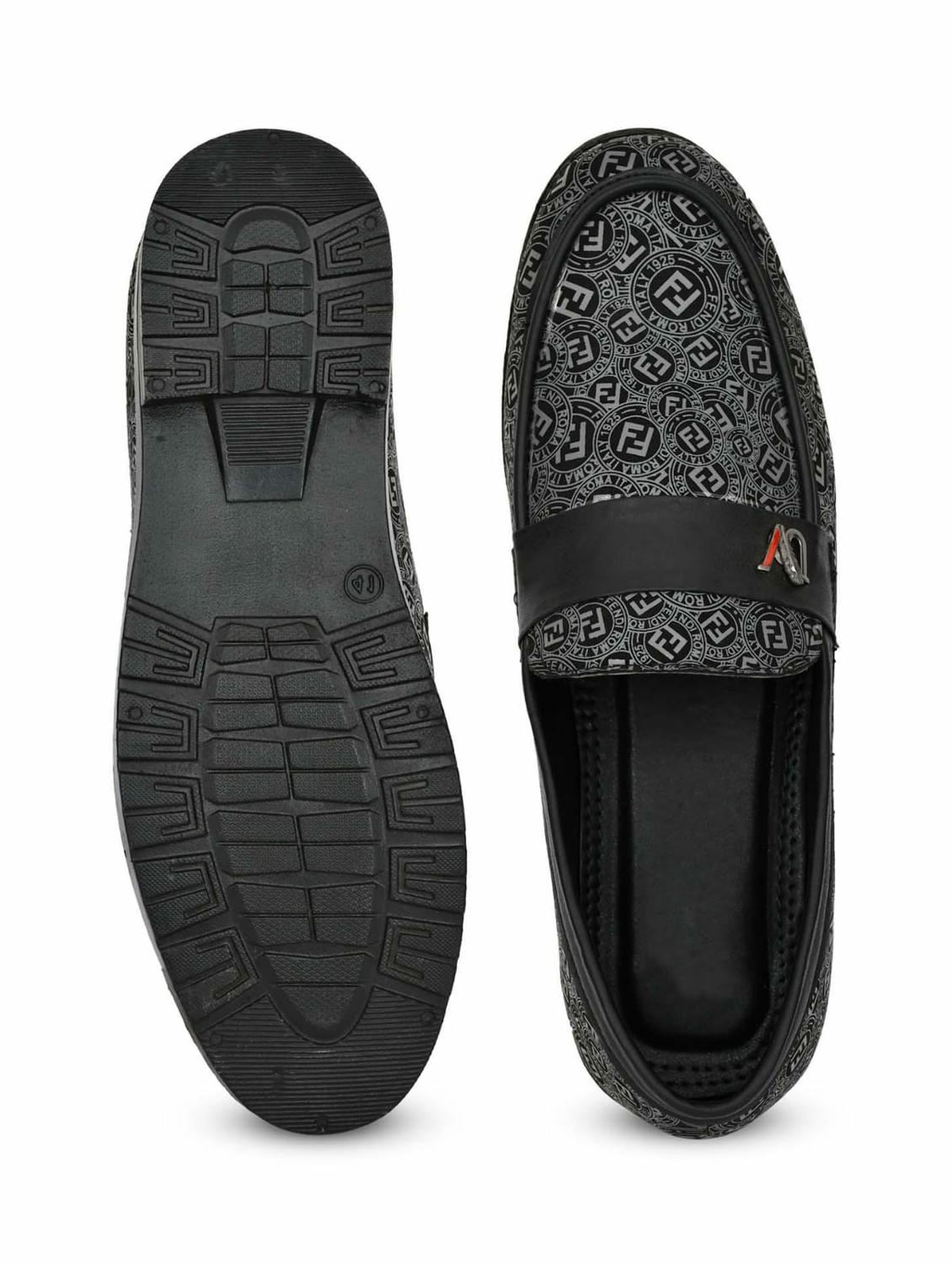 men printed slip on loafer - 21966222 - Standard Image - 4