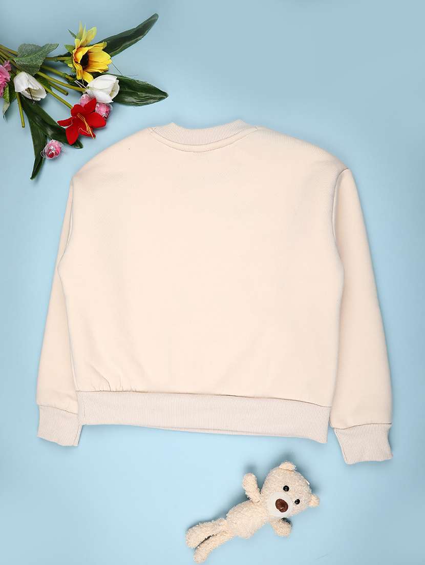 girls printed long sleeve sweatshirt - 21966248 -  Standard Image - 1