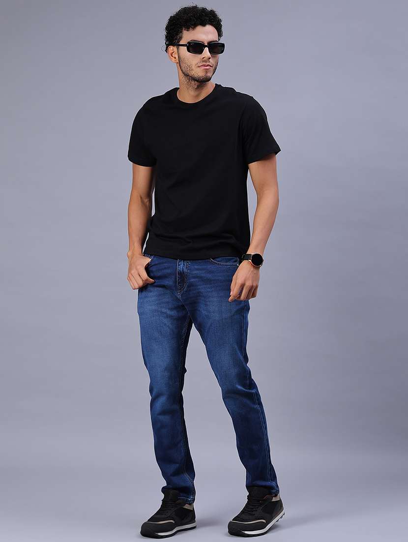 men washed mid rise full length jeans - 21966368 -  Standard Image - 4