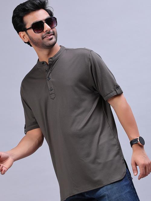 men solid short sleeve regular fit t-shirt - 21966379 -  Standard Image - 0