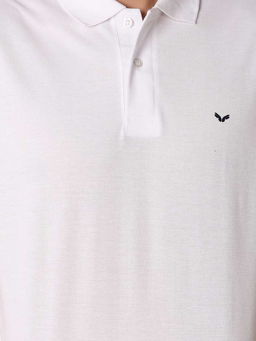 men solid short sleeve regular fit polo t-shirt - 21966509 - Standard Image - 4