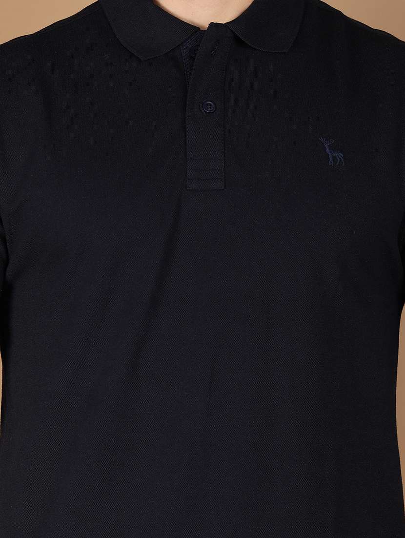 men solid short sleeve regular fit polo t-shirt - 21966520 -  Standard Image - 4